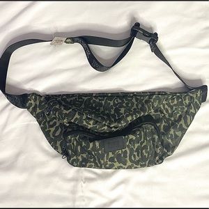 Green Camouflage Fanny Pack